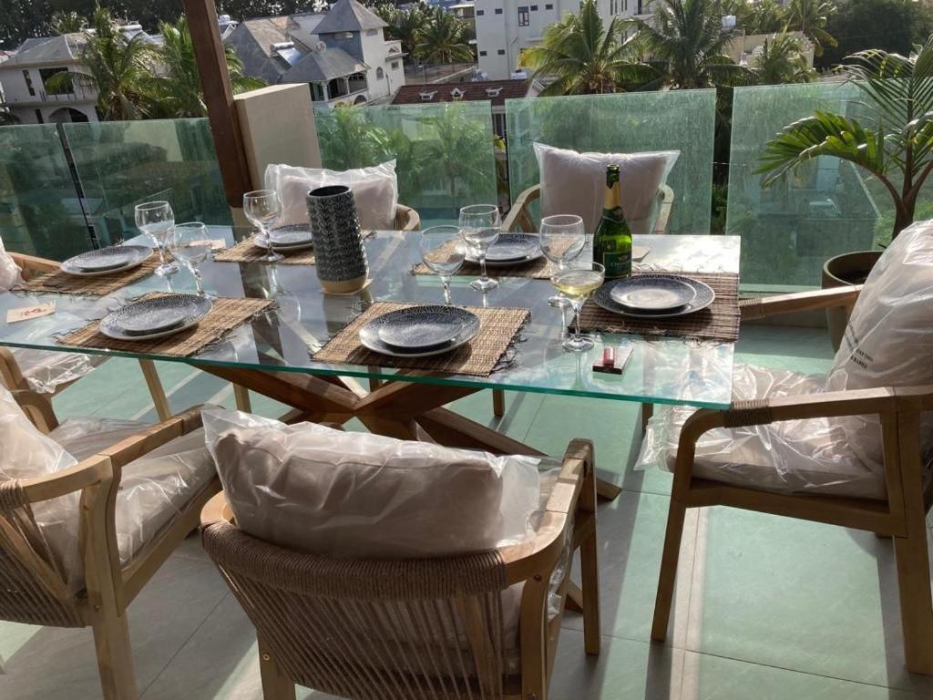 Flic-en-Flacq Splendide Penthouse Vue Mer A 5 Mn A Pied De La Plage מראה חיצוני תמונה