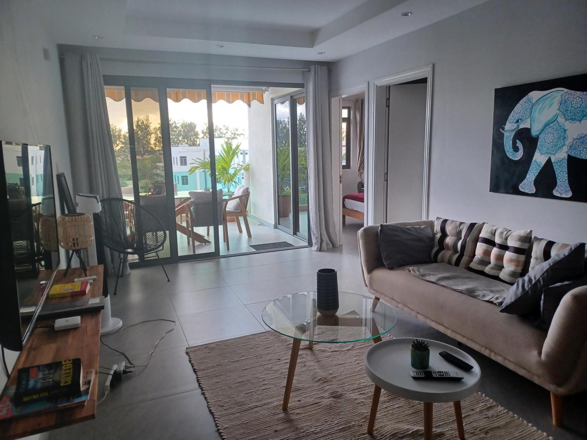 Flic-en-Flacq Splendide Penthouse Vue Mer A 5 Mn A Pied De La Plage מראה חיצוני תמונה
